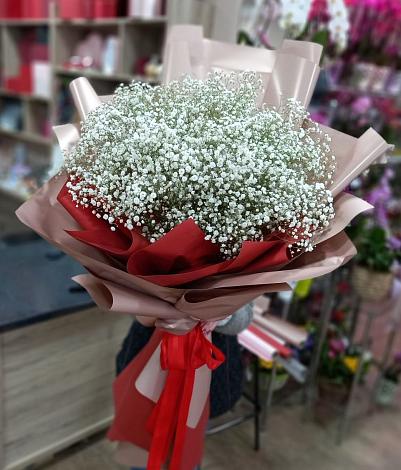 Букет цветов из: Гипсофила в Сухарево